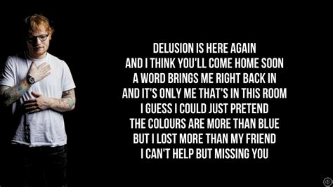 lyrics video:1000000046|Ed Sheeran .